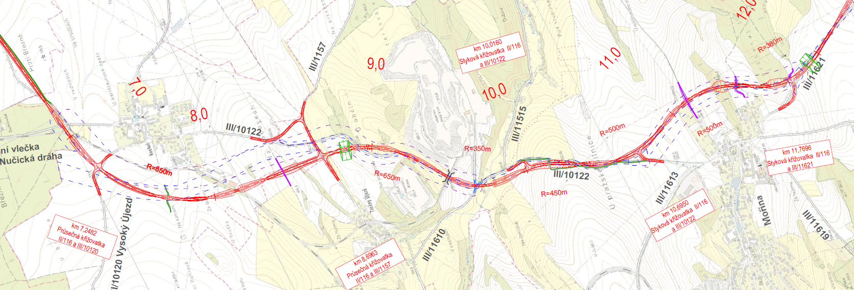 Projektanti začnou rýsovat novou silniční přeložku z Jinočan do Hlásné Třebaně