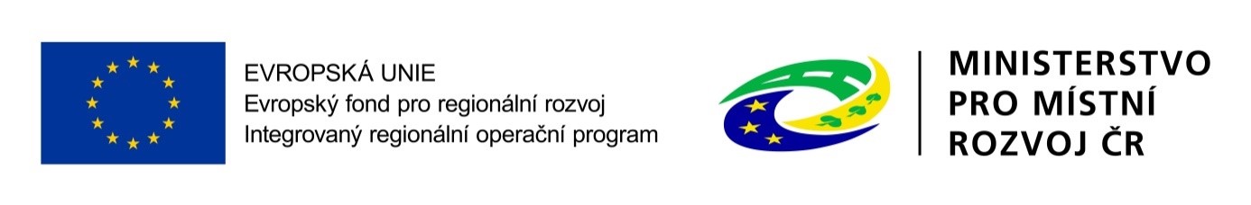 logo evropské unie a Ministerstvo pro místní rozvoj ČR
