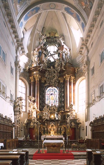 kostel nanebevzatí panny marie - hlavní oltář